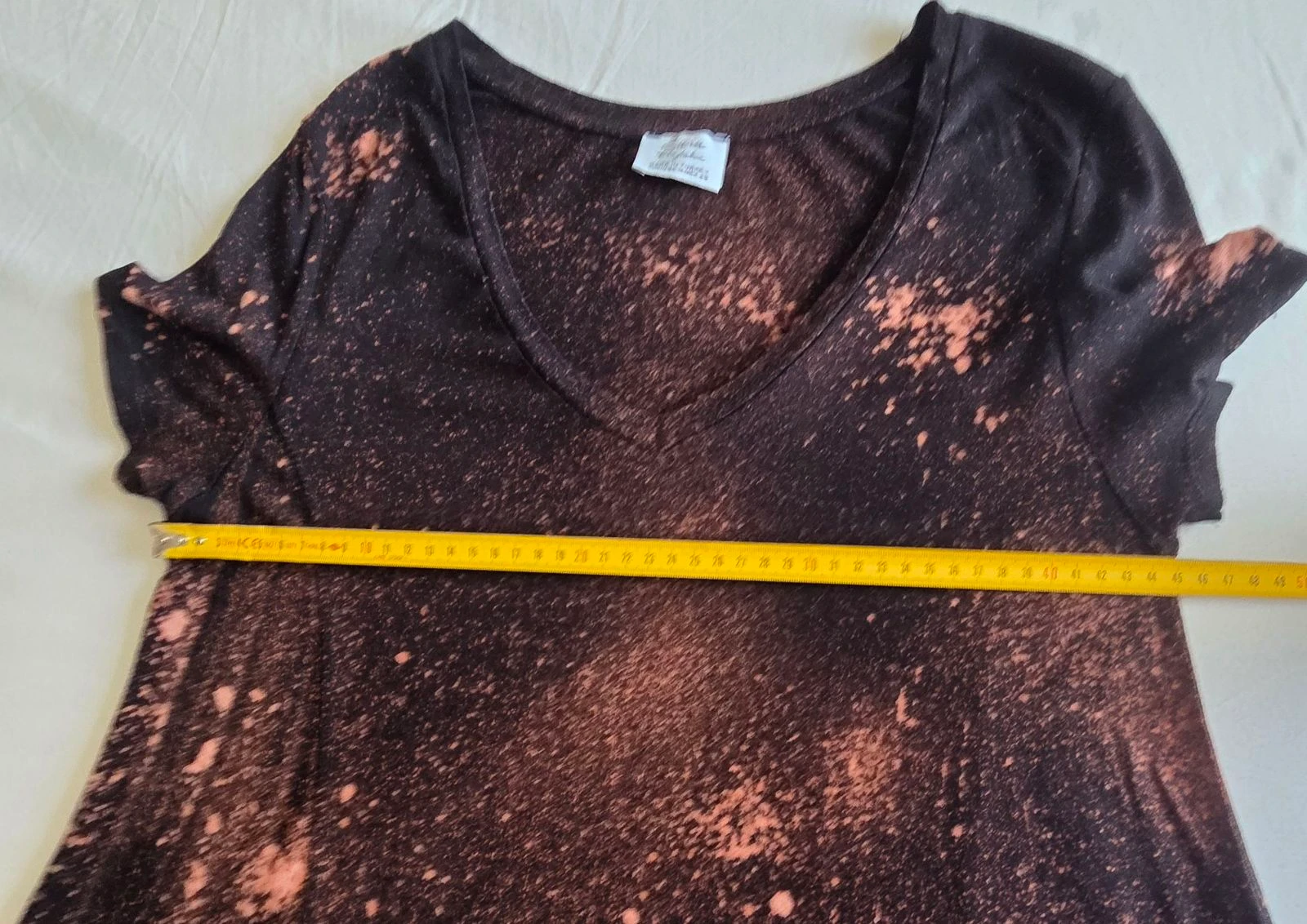 Vestido negro medio lavado efecto blanqueado M 38 Zara Trafaluc – photo 7